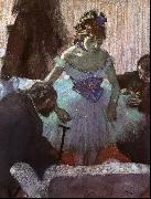 Edgar Degas Before the Entrance on Stage oil painting reproduction